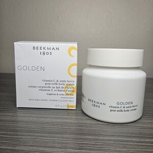 Beekman 1802 Golden Vitamin C & Alma Berry Goat Milk Body Cream 8oz new in box